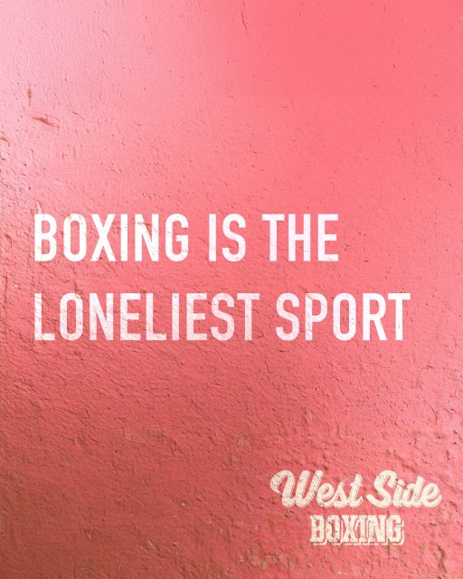 They say that boxing is the loneliest sport in the world -- but what does that mean? Certainly it has to do with the fact that you are in the ring alone when you're competing but it also refers to the amount of solo work required to become a skilled boxer.

Classes are important. Sparring is important. Coaching is important. But eventually every serious boxer learns the same lesson: class alone is not enough.

The fighters who truly improve are the ones who come in when nobody asked them to. They hit the bag after everyone leaves. They skip rope alone. They shadowbox in empty corners of the gym. They do roadwork when the weather is bad and nobody would blame them for staying home.

Those lonely hours matter because boxing is deeply personal. Your conditioning, your confidence, your toughness, and your discipline are built when there’s no coach watching and no teammates pushing you along.

Anybody can work hard when the room is loud and energy is high. Real fighters learn how to work when it’s quiet.

The work you do alone is what shows up when the pressure is on. 🥊