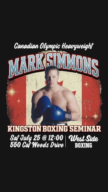 👊💥 KINGSTON BOXERS! Don’t miss this opportunity to train with an Olympic, PAN-AM, Commonwealth vet!